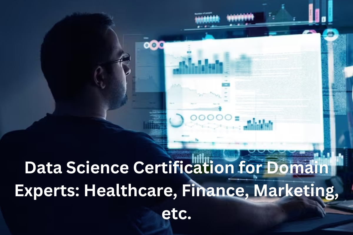 Read more about the article Data Science Certification for Domain Experts: Healthcare, Finance, Marketing, etc.
